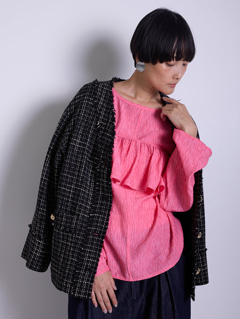 フリル衿付きSH /1556-428KK