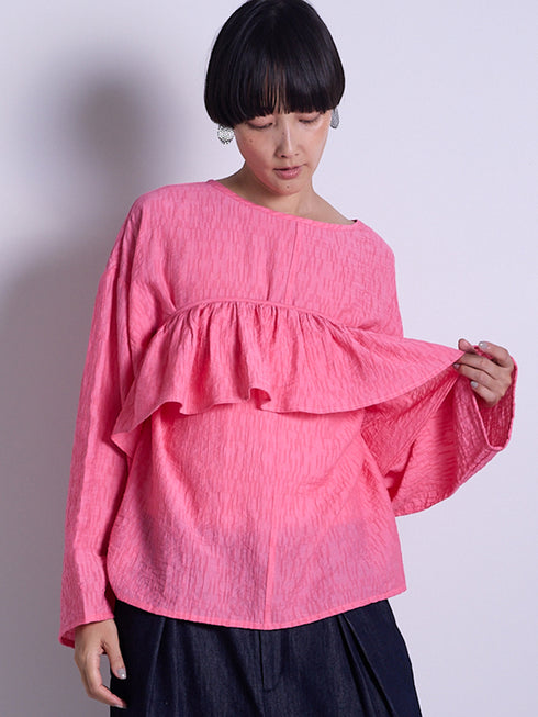 フリル衿付きSH /1556-428KK