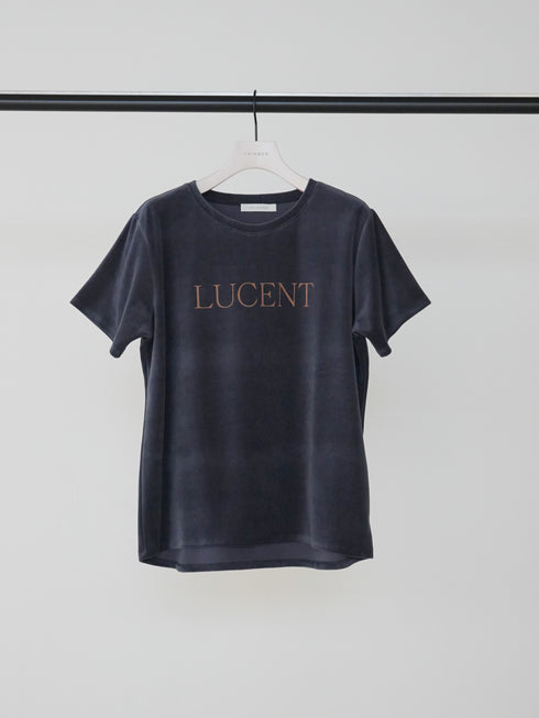 【 予約:8月上旬 】¨LUCENT¨プリントベロアTEE / 8464-155KK