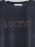 【 予約:8月上旬 】¨LUCENT¨プリントベロアTEE / 8464-155KK