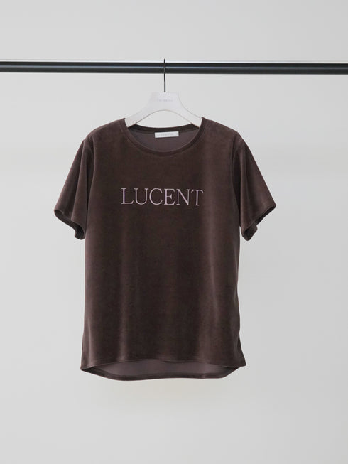 【 予約:8月上旬 】¨LUCENT¨プリントベロアTEE / 8464-155KK
