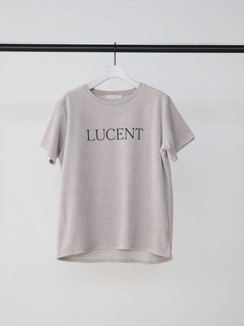 【 予約:8月上旬 】¨LUCENT¨プリントベロアTEE / 8464-155KK