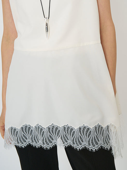 【 予約:5月上旬】ヘムレースサテンタンク / 1561-061-2NH