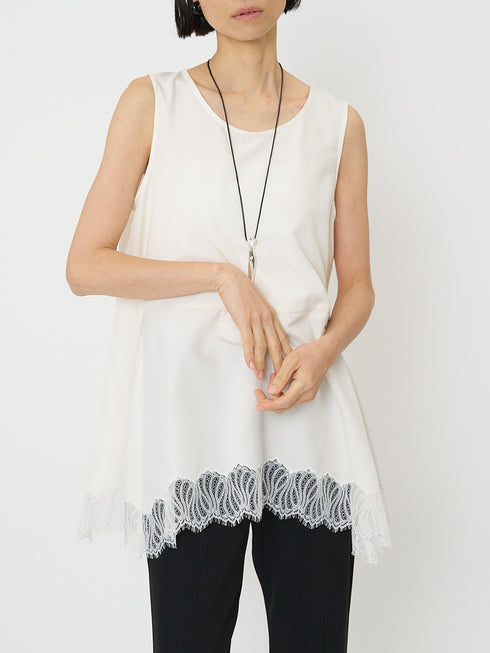 【 予約:5月上旬】ヘムレースサテンタンク / 1561-061-2NH