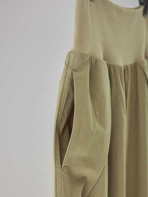 【 予約:7月中旬 】WAIST RIB CURVE PT /Y262-31068