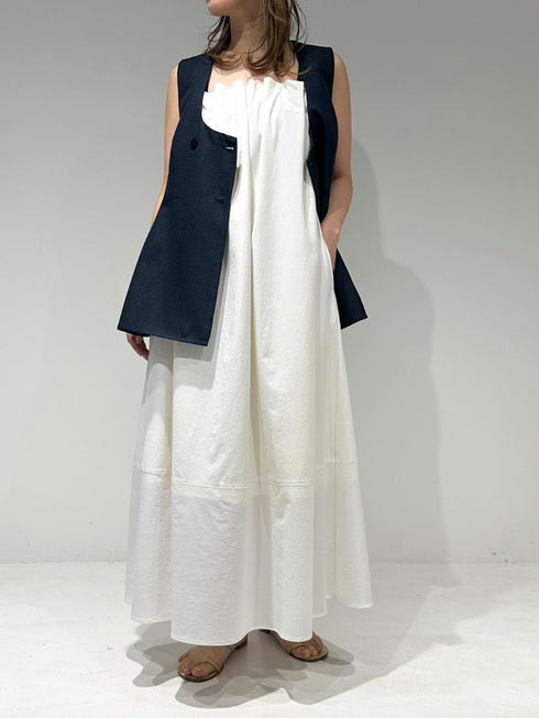 【 予約:4月下旬 】撥水タックプリーツOP /M262-58074