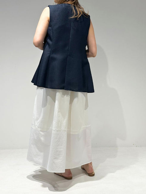 【 予約:4月下旬 】撥水タックプリーツOP /M262-58074