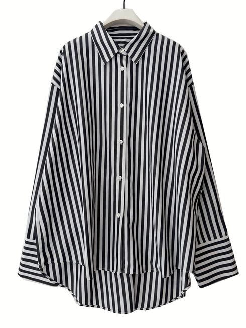 2WAYストライププリントSH /1555-218KK