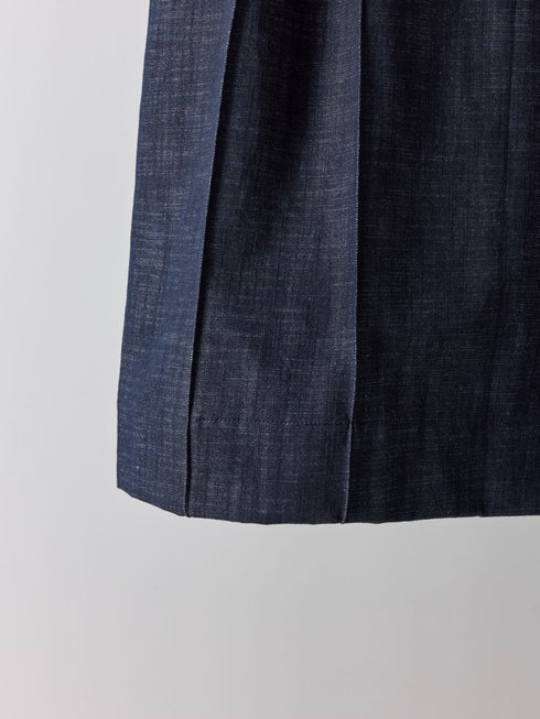 【 予約:4月下旬 】リネンデニムワイドPT /M262-33076