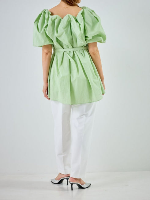 【 予約:4月下旬 】2WAYオフショルブラウス /M262-13055