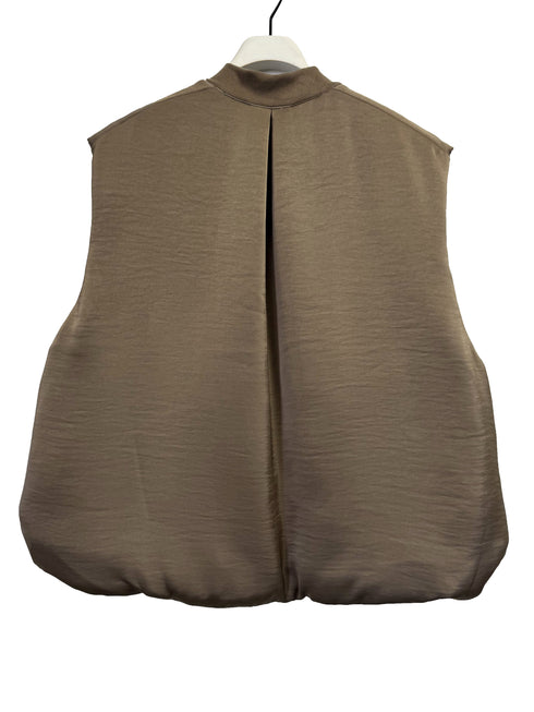 サテンパフィーベスト /4655-252MK