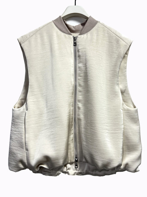サテンパフィーベスト /4655-252MK