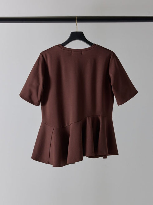 【 予約:4月下旬 】アシメペプラムTOPS /M262-88057