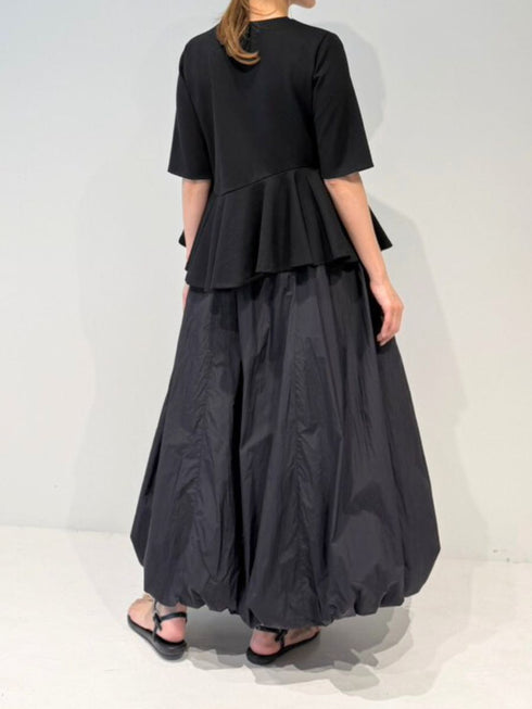 【 予約:4月下旬 】アシメペプラムTOPS /M262-88057