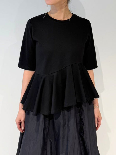 【 予約:4月下旬 】アシメペプラムTOPS /M262-88057