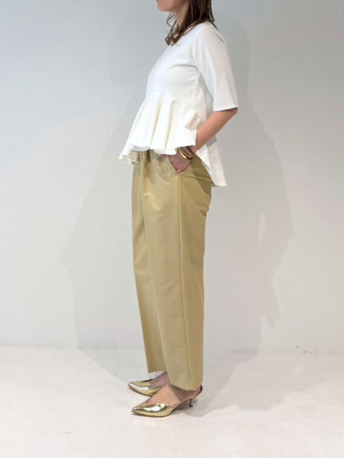 【 予約:4月下旬 】アシメペプラムTOPS /M262-88057