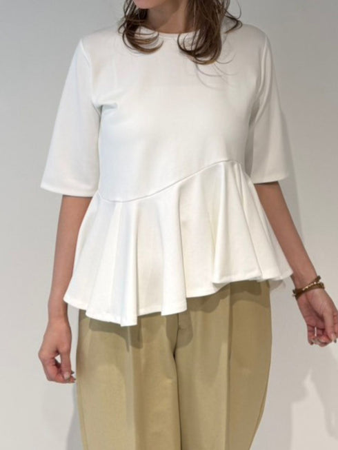 【 予約:4月下旬 】アシメペプラムTOPS /M262-88057