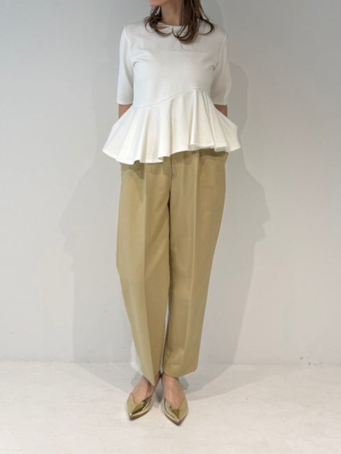 【 予約:4月下旬 】アシメペプラムTOPS /M262-88057