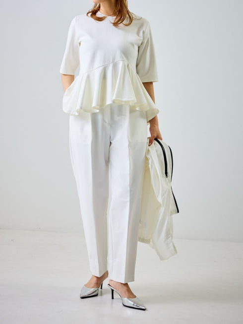 【 予約:4月下旬 】アシメペプラムTOPS /M262-88057