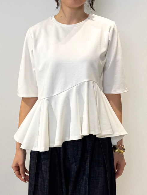 【 予約:4月下旬 】アシメペプラムTOPS /M262-88057