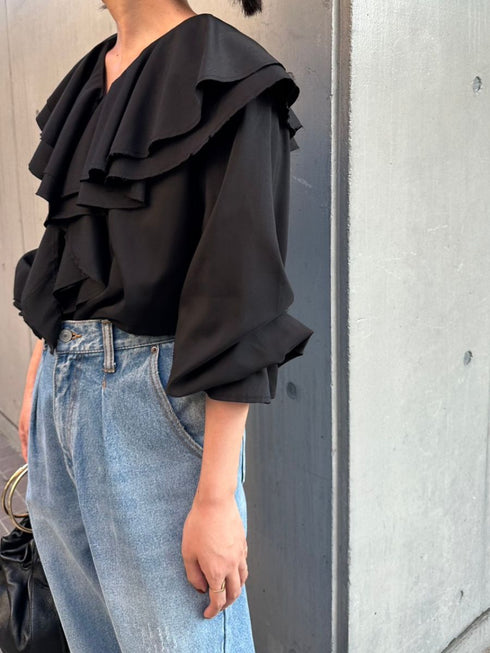 ラッフルブラウス /M254-13045