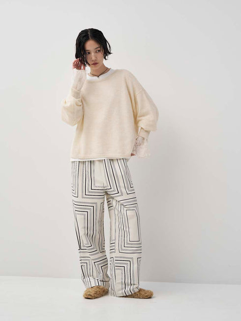 オリジナルスクエアパネル柄PT /3454-026MK