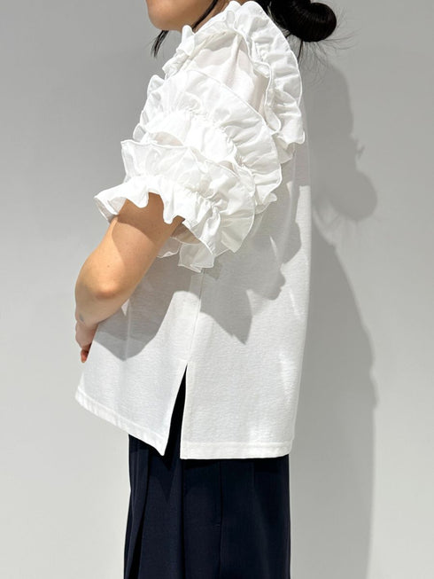 【 予約:3月下旬 】袖コンシャスTOPS /M262-88090