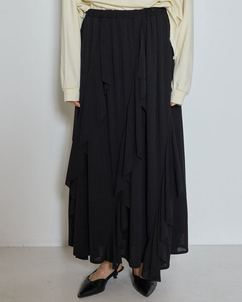 アシンメトリーラッフルマキシSK /2965-378NH