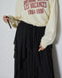 アシンメトリーラッフルマキシSK /2965-378NH