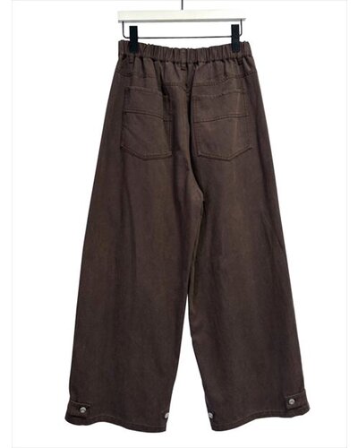 コットンブレンドタックパンツ /3855-281BT