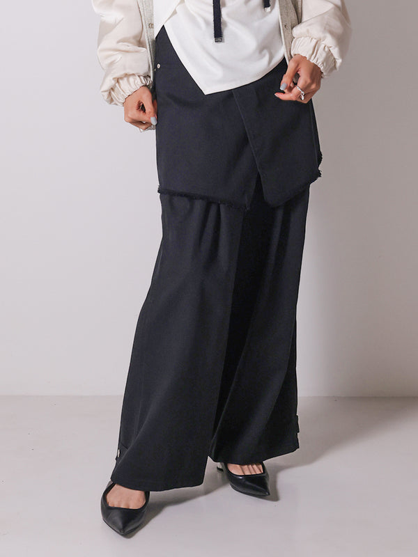 コットンブレンドタックパンツ /3855-281BT