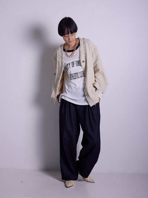 ハイウエストデニムPT /3856-472BT