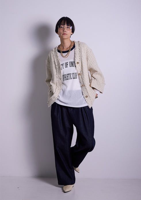 ハイウエストデニムPT /3856-472BT