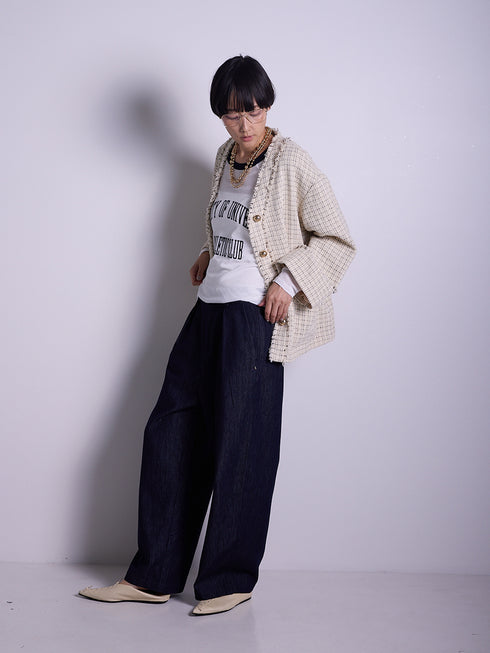 ハイウエストデニムPT /3856-472BT