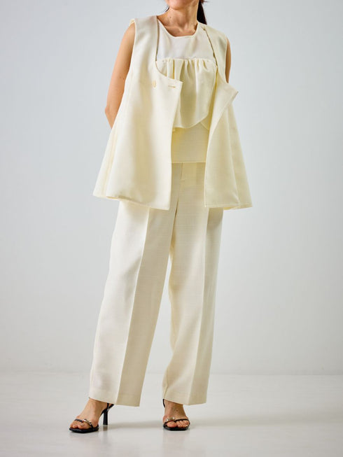 【 予約:4月下旬 】リネンツイードフリルBL /M262-18063