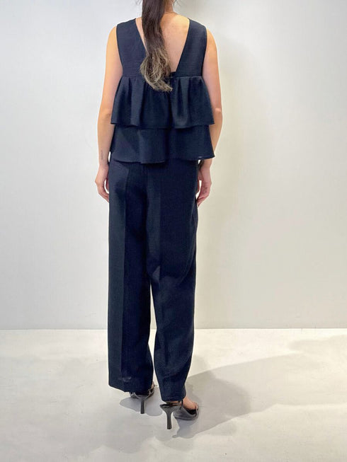 【 予約:4月下旬 】リネンツイードフリルBL /M262-18063