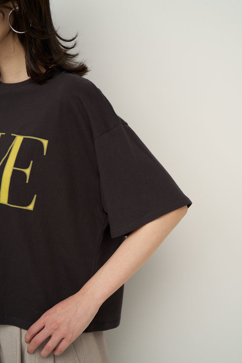 "AWE"プリントクロップドTee / 8462-403KK