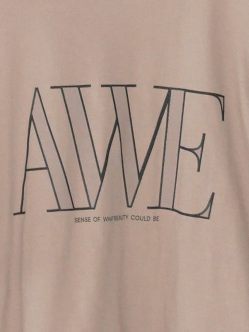 "AWE"プリントクロップドTee / 8462-403KK