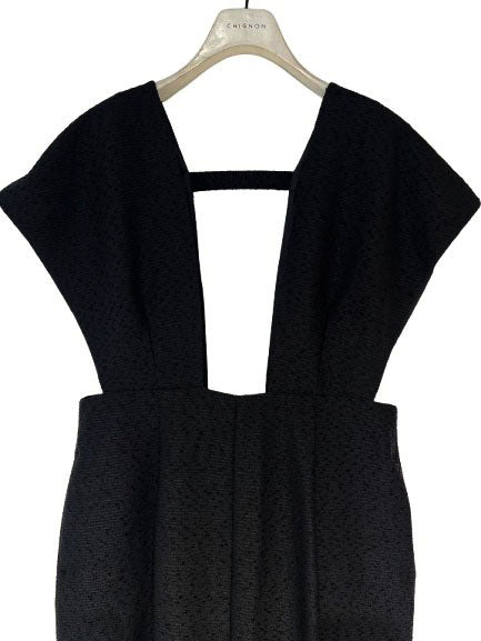 ネップツイードスクエアーネックOP /5856-412KK