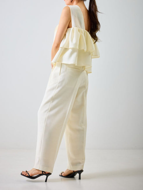 【 予約:4月下旬 】リネンツイードフリルBL /M262-18063