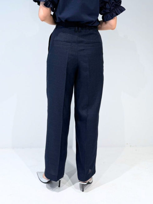 【 予約:4月下旬 】リネンツイード2タックPT /M262-38064