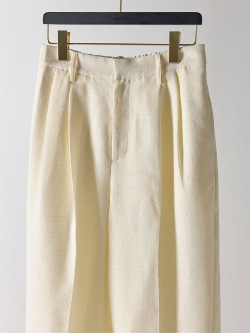 【 予約:4月下旬 】リネンツイード2タックPT /M262-38064