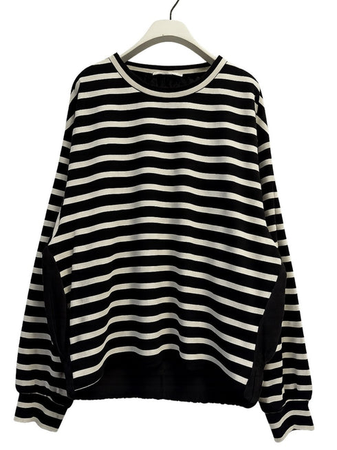 ボーダー布帛ドッキングPO /8956-430KK