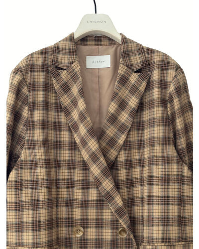 チェックダブルJK/4555-239MK