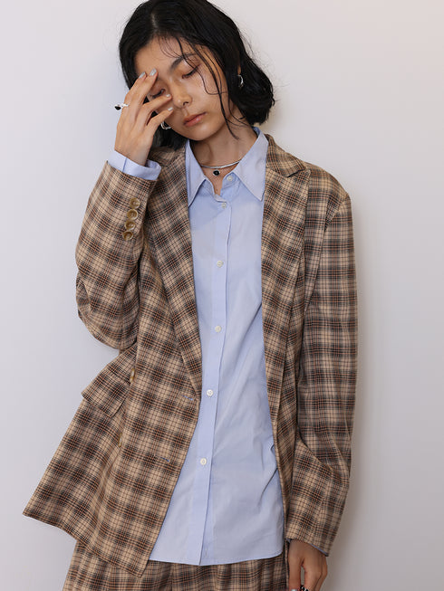 チェックダブルJK/4555-239MK