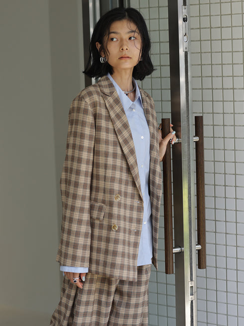 チェックダブルJK/4555-239MK