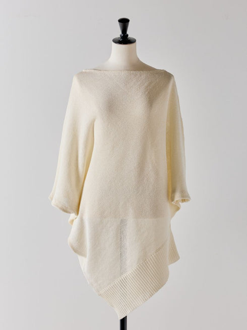 【 予約:4月下旬 】アシメペーパーヤーンニット /M262-93081