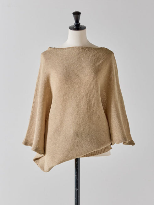 【 予約:4月下旬 】アシメペーパーヤーンニット /M262-93081