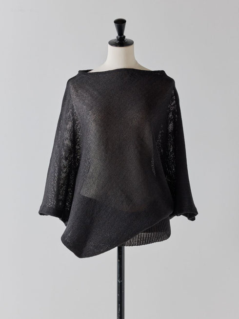 【 予約:4月下旬 】アシメペーパーヤーンニット /M262-93081