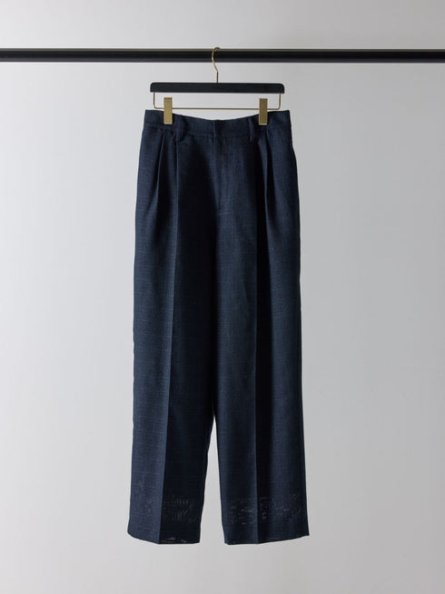 【 予約:4月下旬 】リネンツイード2タックPT /M262-38064